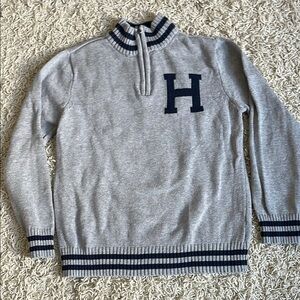 Hilfiger Gray H-Logo Men's Sweater